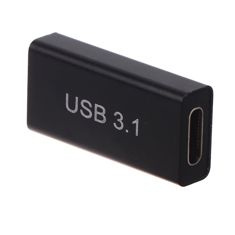 1Pc USB 3.0 Coupler Female To USB Type C Female Straight Converter Adapter Speed USB3.0 Type-C Extender Connection Converter