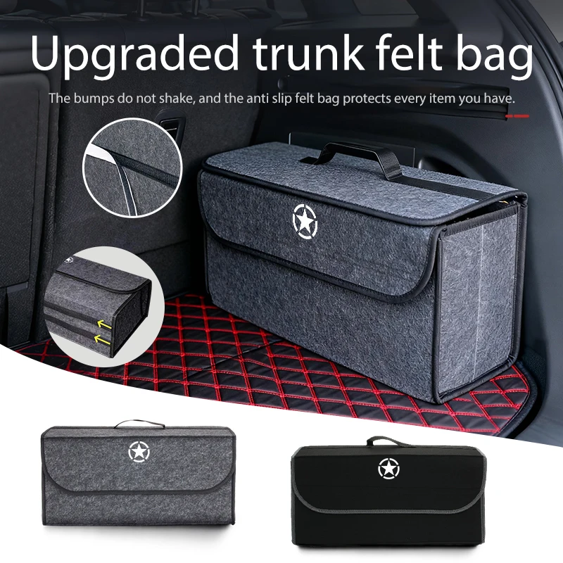 Caja de almacenamiento Universal para maletero de coche, bolsa organizadora de viaje portátil para Jeep Wrangler Gladiator 2014 - 2021 Grand Cherokee Cherokee
