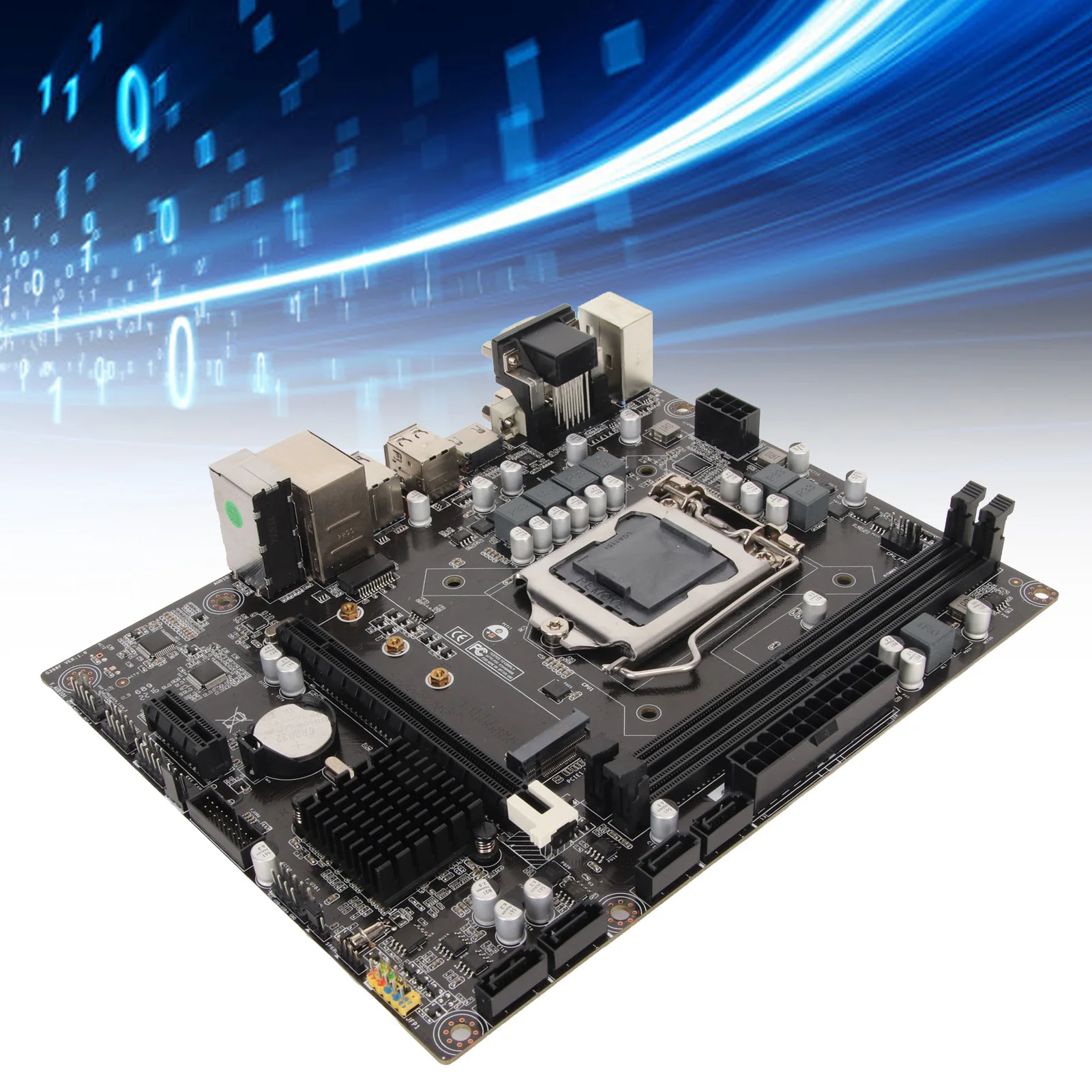 Placa base H310 LGA 1151 compatible con Max32GB DDR4/NVME M.2/SATA 6GB/USB 3,0/1000M tarjeta de red/PCIE/HMDI/DVI/VGA