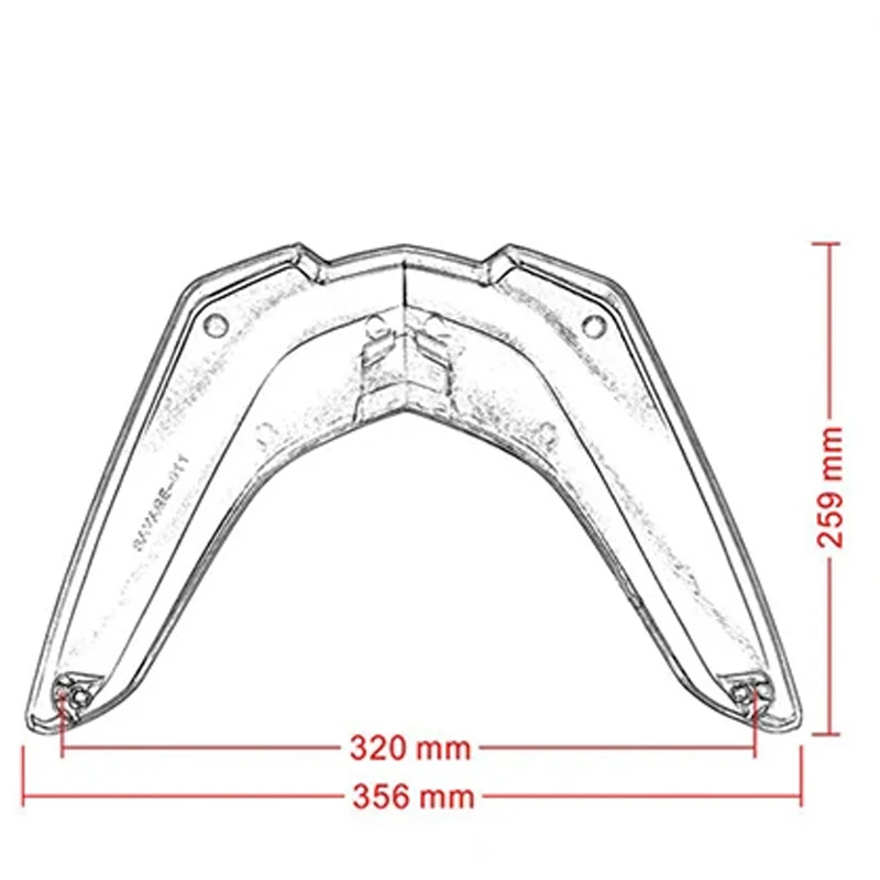 Fit For BMW R1200GS LC 2013-2016 2015 Motorcycle Carbon Look Front Beak Extender Nose Fairing Fender Cowl Extension Wheel Cover