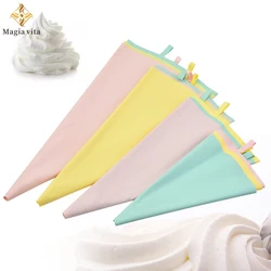 Silicone Confectionery Cream Pastry Bag Baking Accessories DIY Cake Decorating Tools Icing Piping Bags Kitchen Gadgets Cupcake