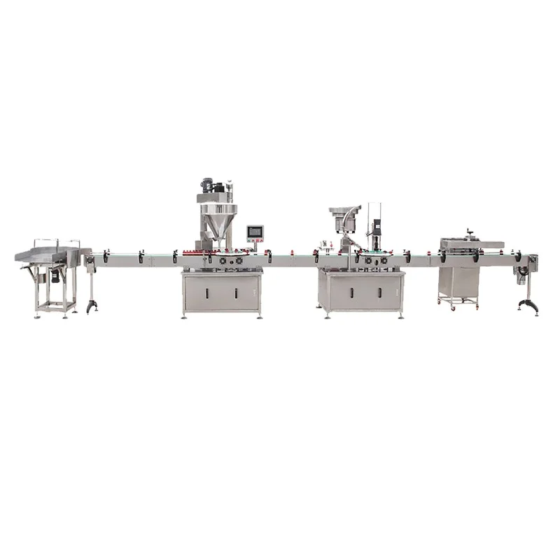 High Speed Automatic Milk Protein Powder Filler Continuous Powder Filling Production Line
