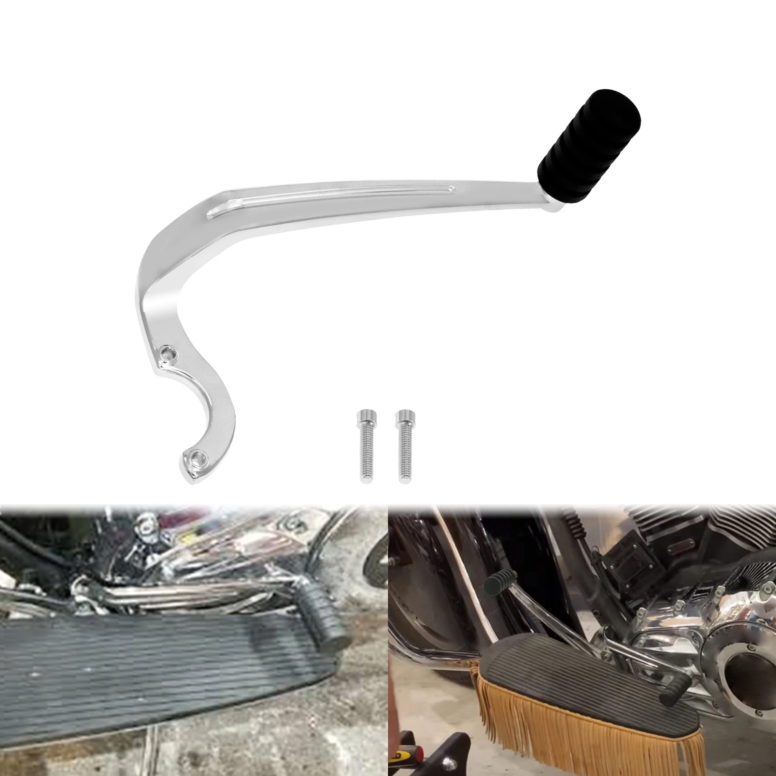 Leva del cambio cromata Comfort per moto con pedale del cambio per Indian Chief Chieftain Dark Horse 2014-2021