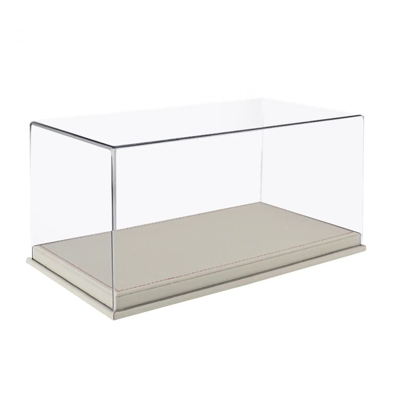 1/24 Scale Diecast Car Display Case Diecast Toy Car Storage Vehicle Garage Showcase with Clear PVC Cover for Model Collectors