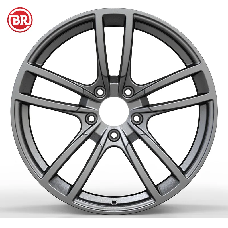 Borui Luxury Forged Alloy Car Deep Concave Wheels 5x114.3 5x120 5x130, 15 18 19 20 26 Inch Wheels
