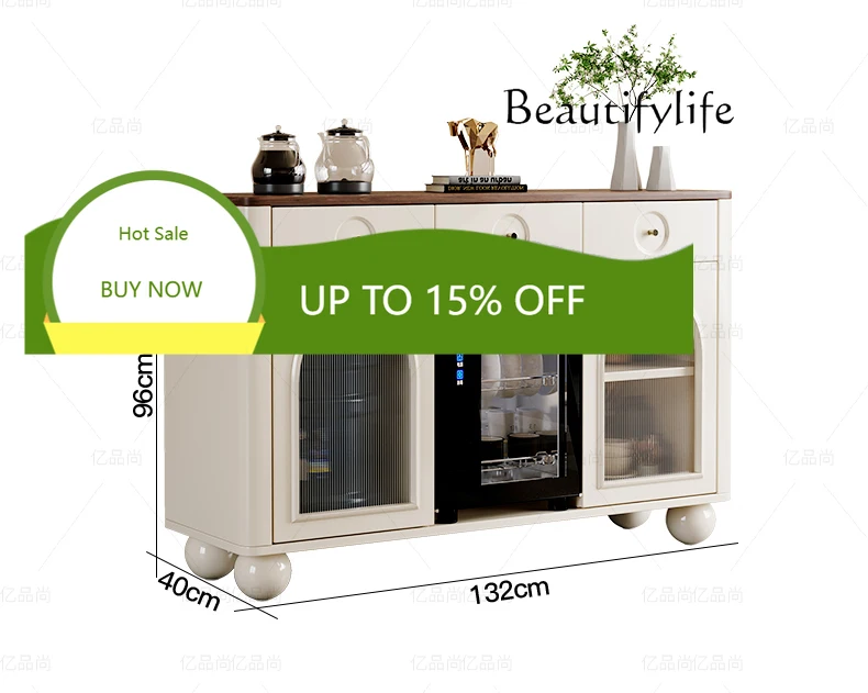 U Wind Smart Tea Bar Machine Water Bar Counter Integrated Ecological Board Meal Side Cabinet Tea Cabinet Sub-belt Disinfection