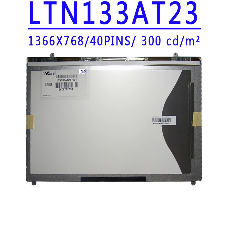 

LTN133AT23 LTN133AT23-001 B01 C01 W01 LTN133AT23-801 803 13.3 inch 1366x768 TN 40PINS LVDS LCD For NP530U3C 530U3B 535U3C SF311