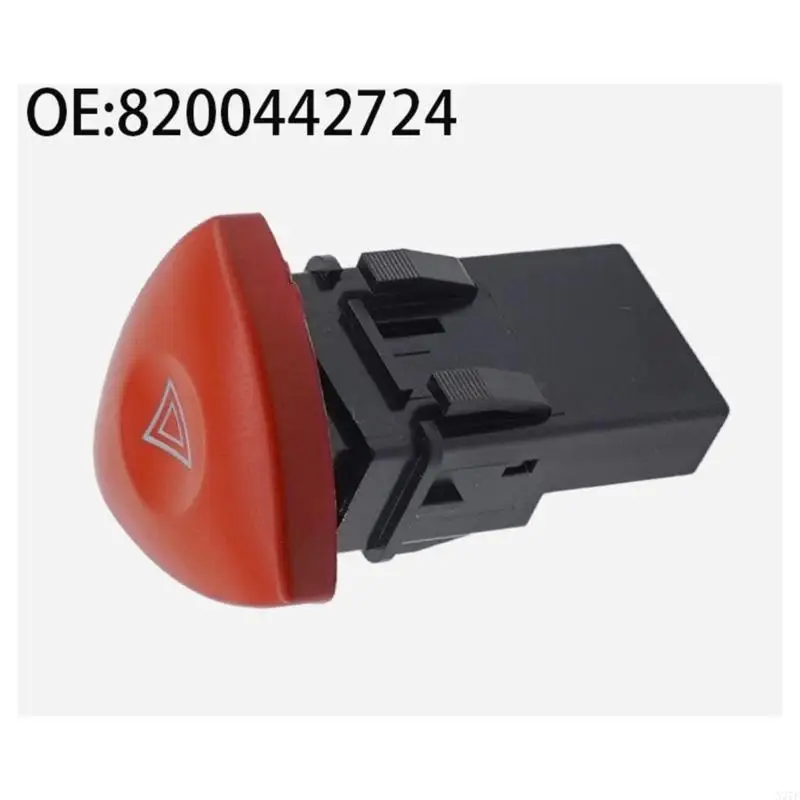 Hazard Warning Light Switches with 4-Pin Connection Format and Reference 8200442724 for Espace, Trafic, Primastar and X37F
