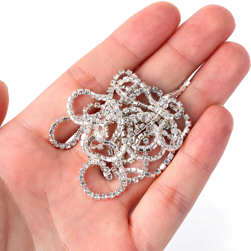 Claw Chain Glitter Crystal Strass Trim