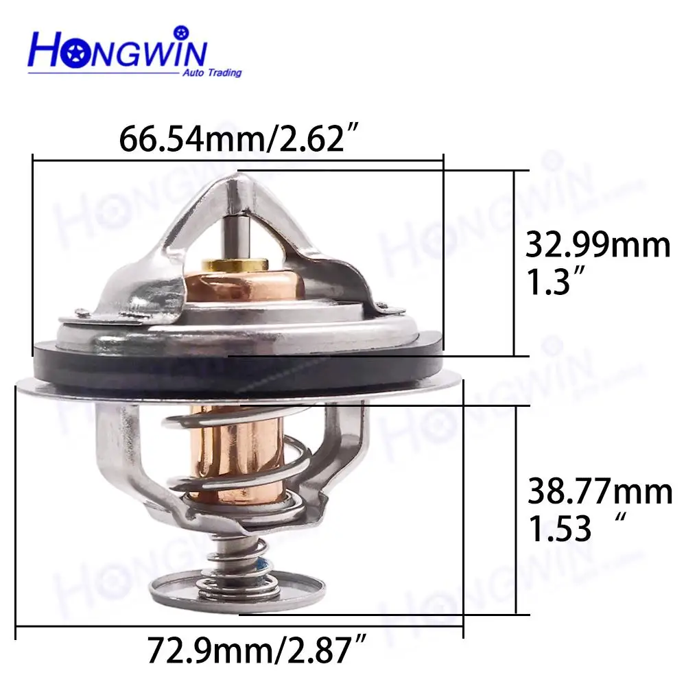 1 Stück 90916-03080 9091603080 90916-03103 90916-03045 90916-03059 Motorkühlthermostat 82 ° C Für TOYOTA LAND CRUISER 3.4 4.0 – Detail 2