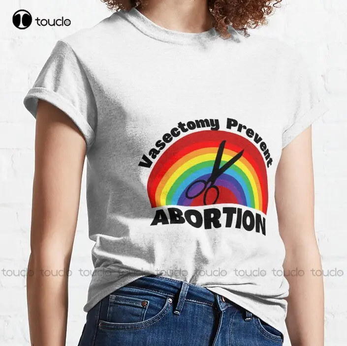 Vasectomy Prevent Abortion Meme Sticker & Tees Classic T-Shirt Men'S Athletic Shirts & Tees Funny Art Streetwear Cartoon Tee New