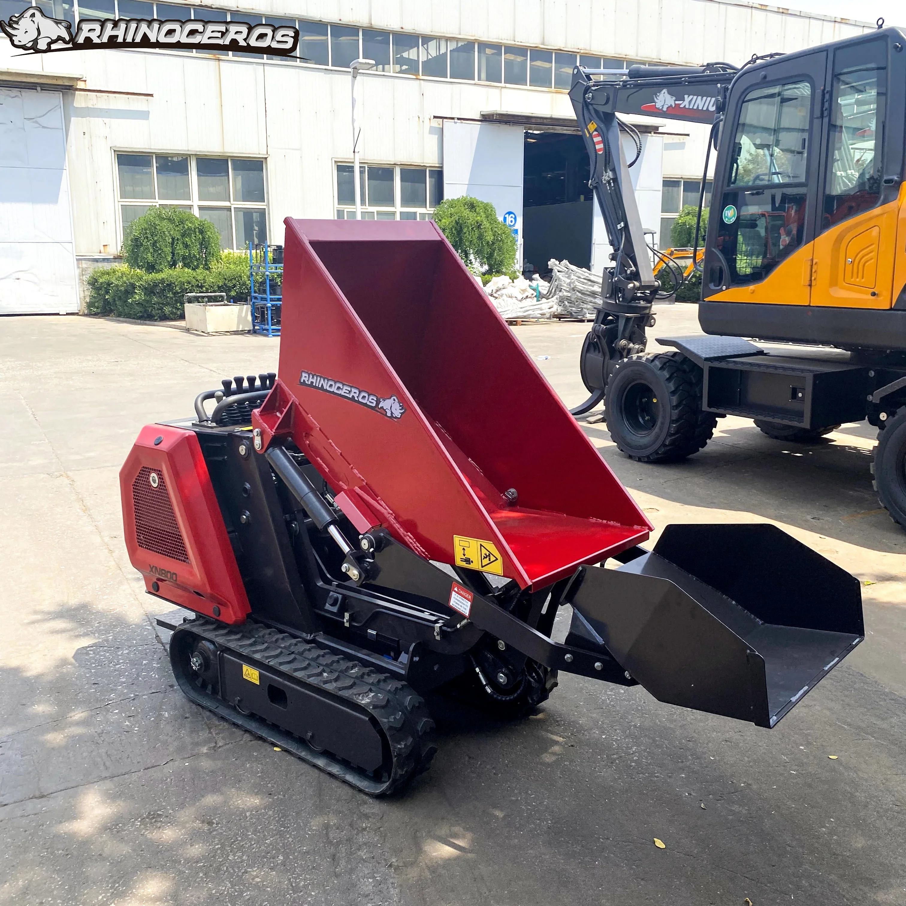 Barrow XN800 Selfad Mini Dumper, 800kg, Dumper pequeno com ponta hidráulica