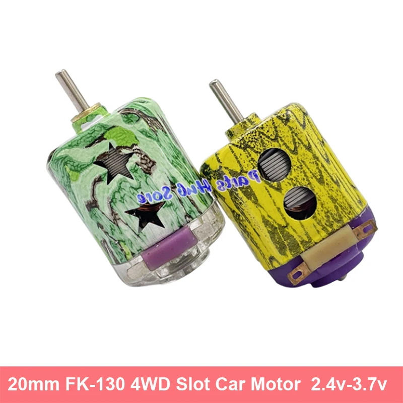 Micro 20mm Electric Motor DC2.4V 3V 3.6V 3.7V Ultra-high Speed FK-130 Engine 2mm Shaft For RC Toy 4WD Slot Racing Car Boat Model