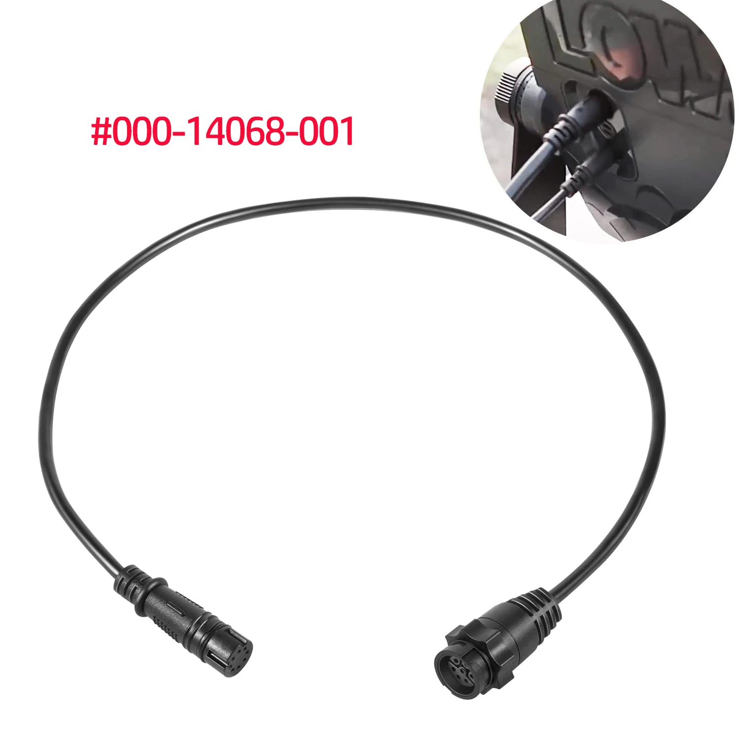 

000-14068-001 7-Pin Transducer to Fishfinder and Chartplotter Adapter Cable Fits for Lowrance Hook²/Reveal & Cruise