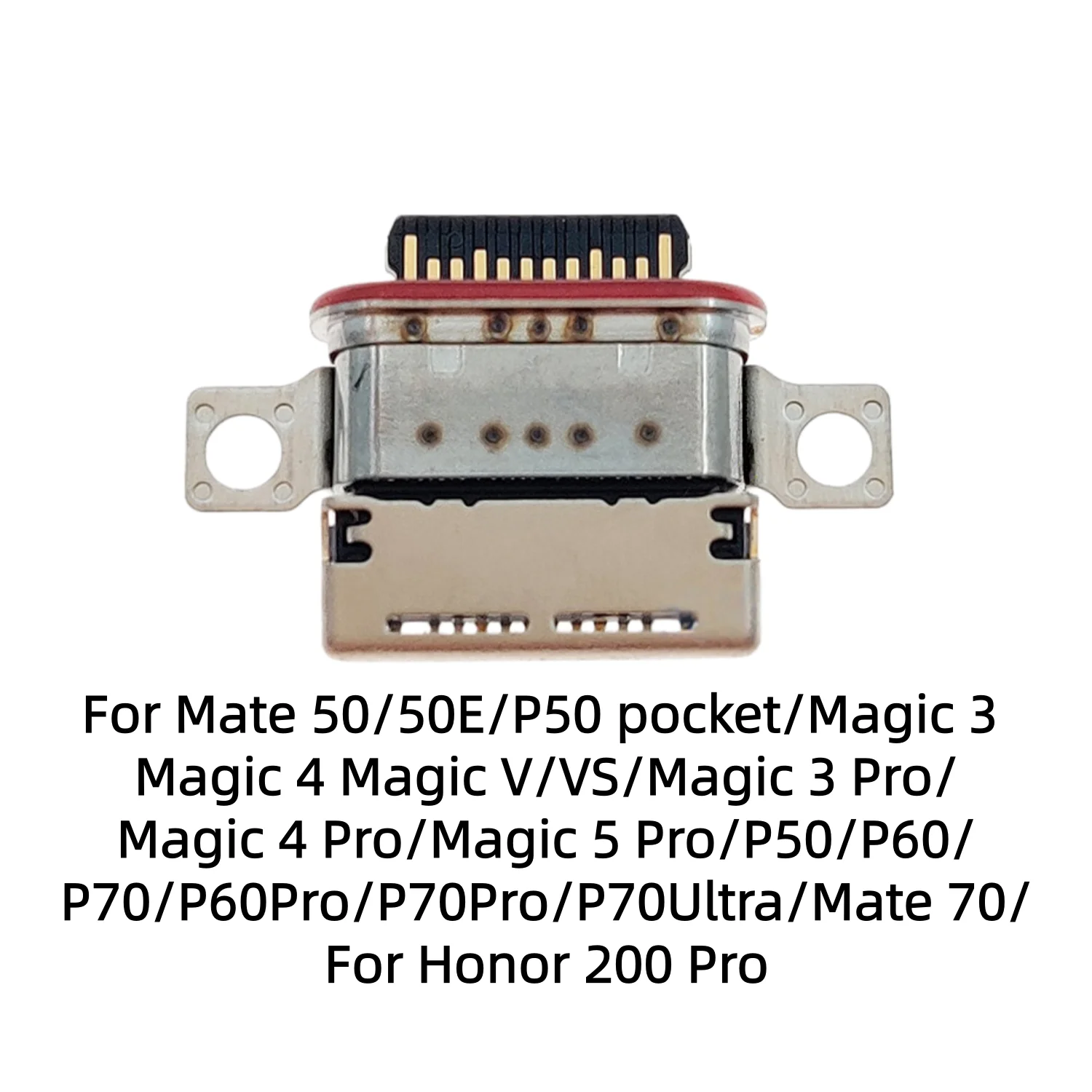 Type C USB DC Power Jack Charging Tail Socket Port Connector For Honor Magic 3 4 5 6 7 8 Pro V40 100 200 Pro Nova 8 Pro P50 P70