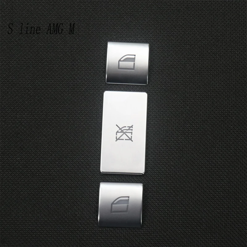 Car Central control panel Warning light Switch button Cover Stickers Trim For BMW 3 Series E46 1998-2004 Door lock Accessories