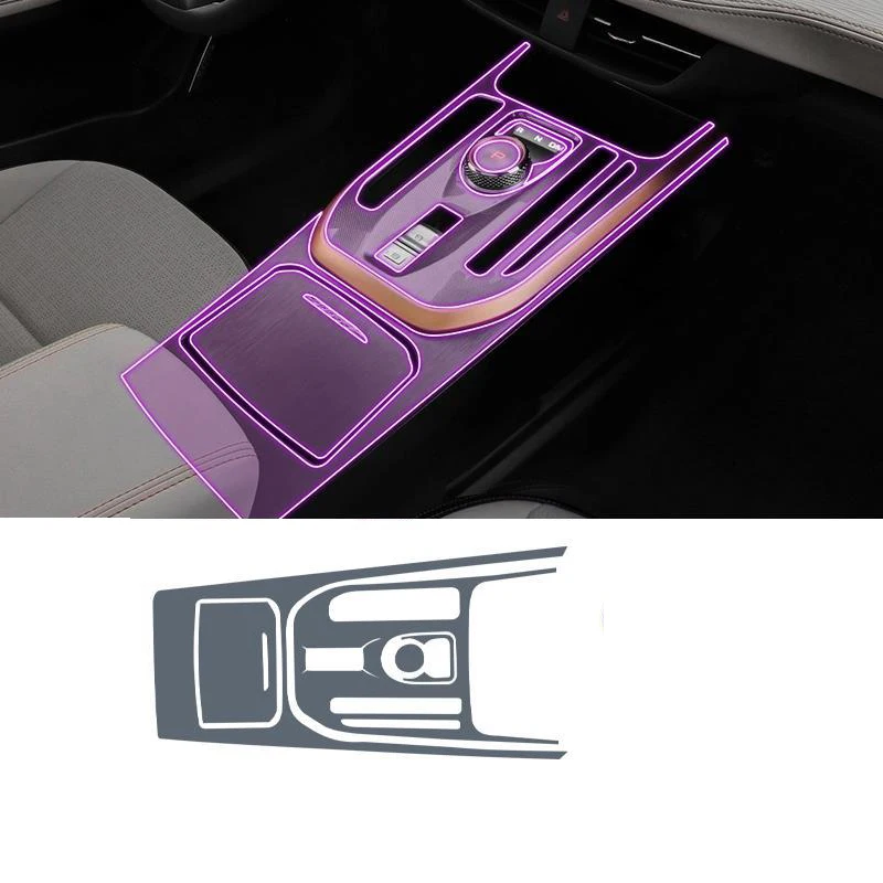 Haval Jolion 2022 2023 Car Interior Center Console Transparent TPU Protective Film Anti-scratch Repair Film Accessories Refit