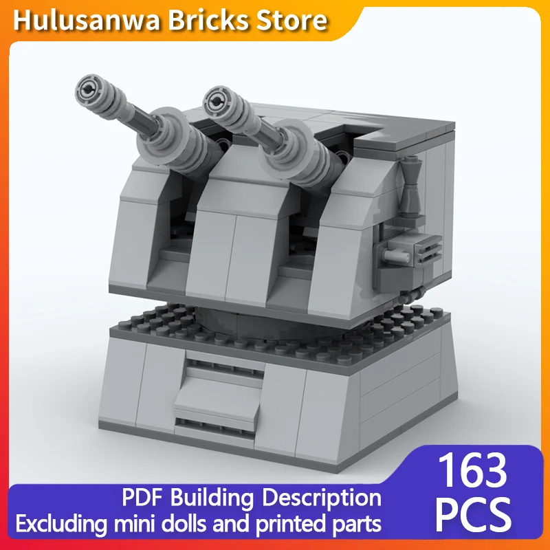 

Large Turbolaser Turret Model MOC Building Bricks War Equipment Modular Technology Gifts Holiday Assemble Children Toys Suit