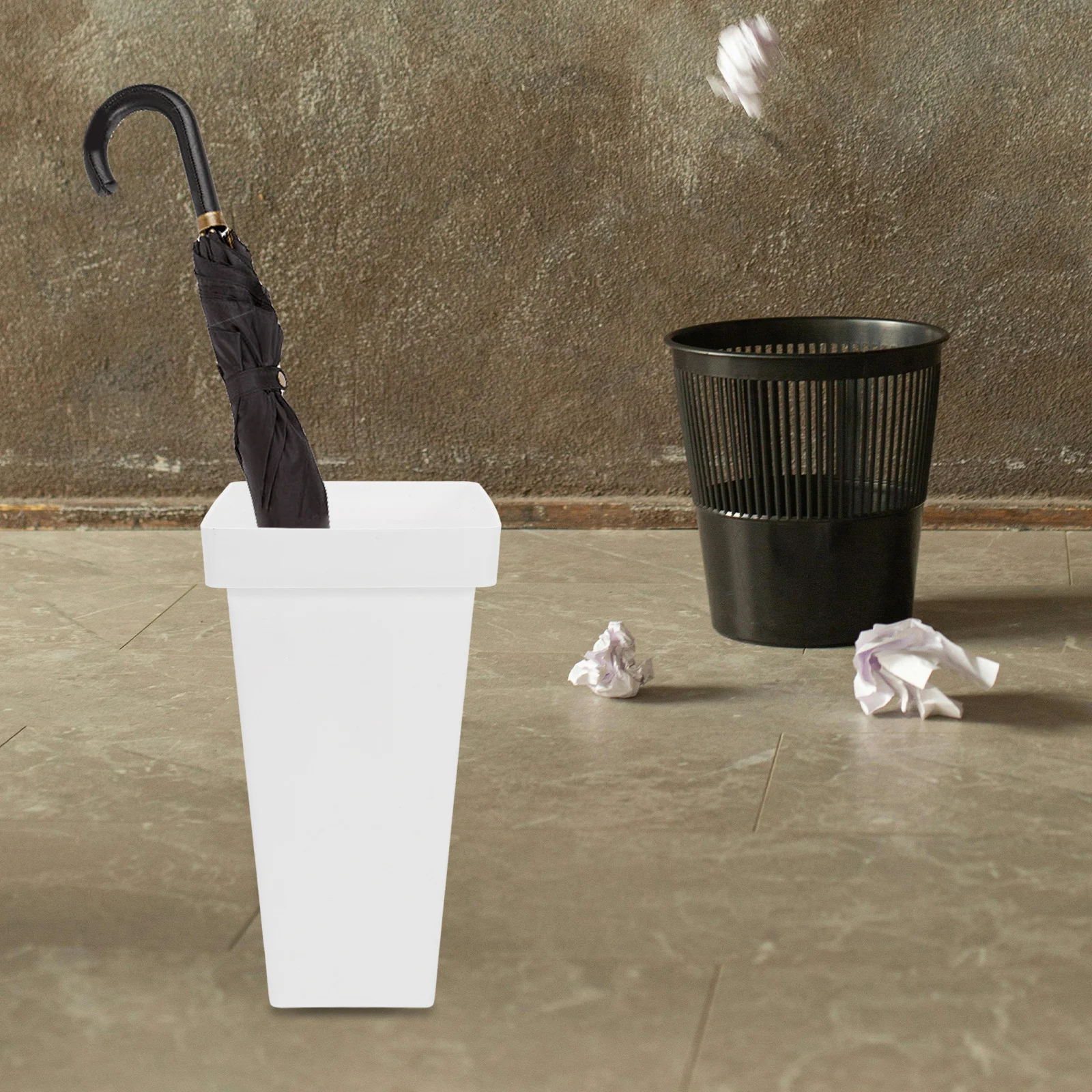 

Rain Umbrella Holder Storage Bucket Tall Plastic Flower Vase For Home Office Decor Flower Arrangement Barrel Farmhouse