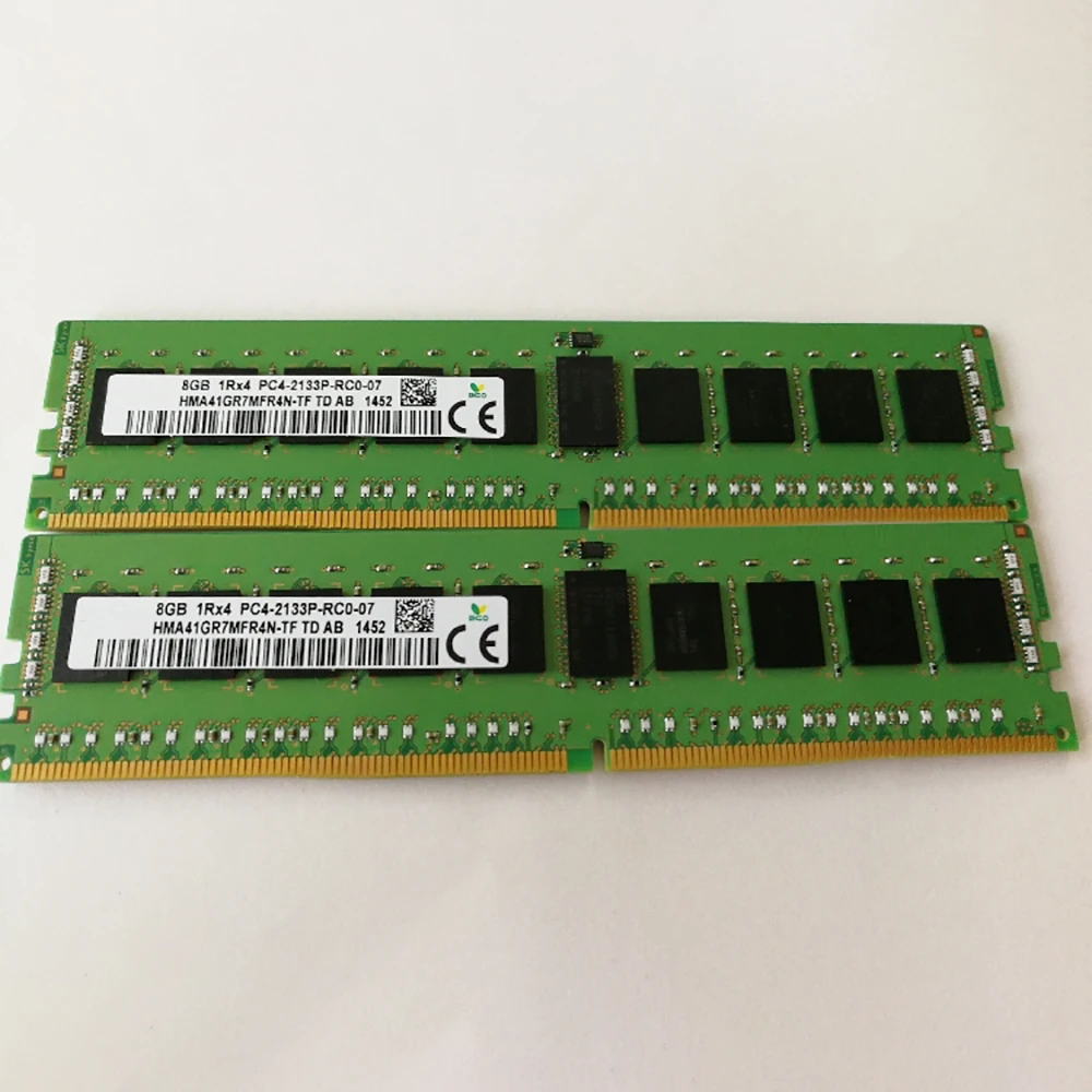 1Pcs For H3C UIS B390 B590 R390 R690 G2 Server Memory 8G 8GB 1RX4 DDR4 2133P REG RAM