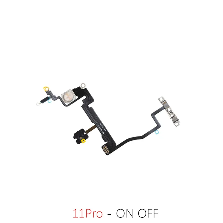 Power Button On Off Flex Cable For iPhone 11 12 11ProMax 11Pro 12mini 12ProMax 12Pro Mute Volume Switch Connector Ribbon Parts