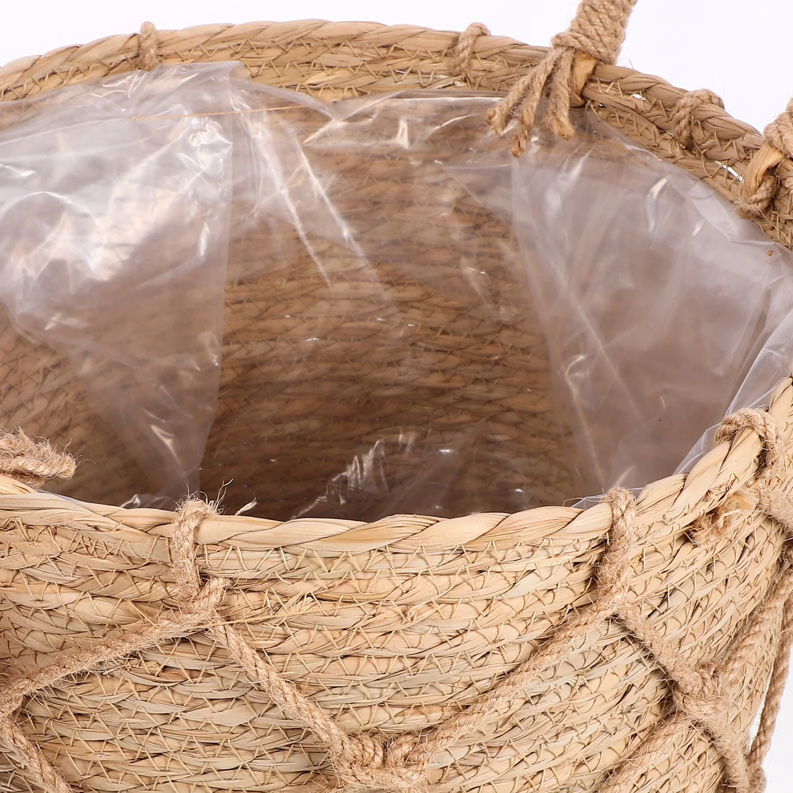 

Woven Basket Modern Small Indoor Pots for Plants Planter Storage Flower Fishing Net