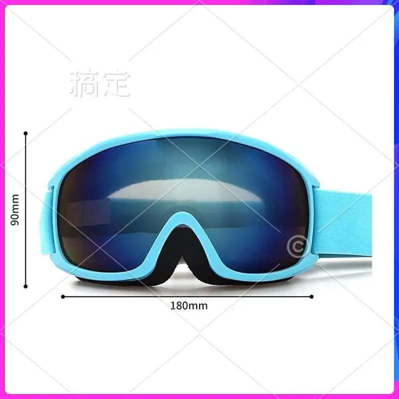 AUU-Double-Layer Anti-Fog Ski Goggles Myopia Adult Snow Goggles With Spherical Lens For Adults, Skiing And Mountaineering Gear