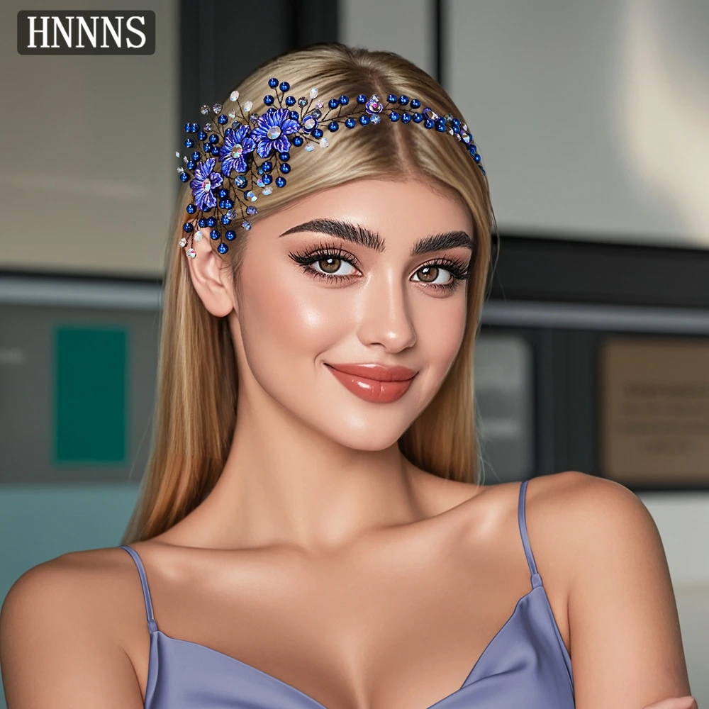 

TOPQUEEN Fashionable Bridal Wedding Headbands Handmade Simulated Flowers Ladies Banquet Dancing Elegant Hair Accessories YXA224