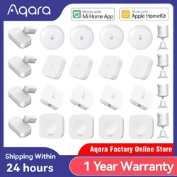 Aqara Window Door Temperature Humidity Human Body Motion Water Immersing ZigBee Vibration Sensor Switch Smart Home For HomeKit