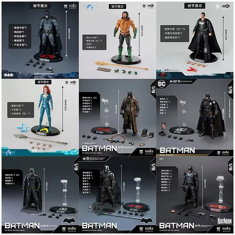 

Original Dc Justice League Superman Batman Aquaman Action Figures Movable Toy Manga Movie Model Gift For Boys Free Shipping