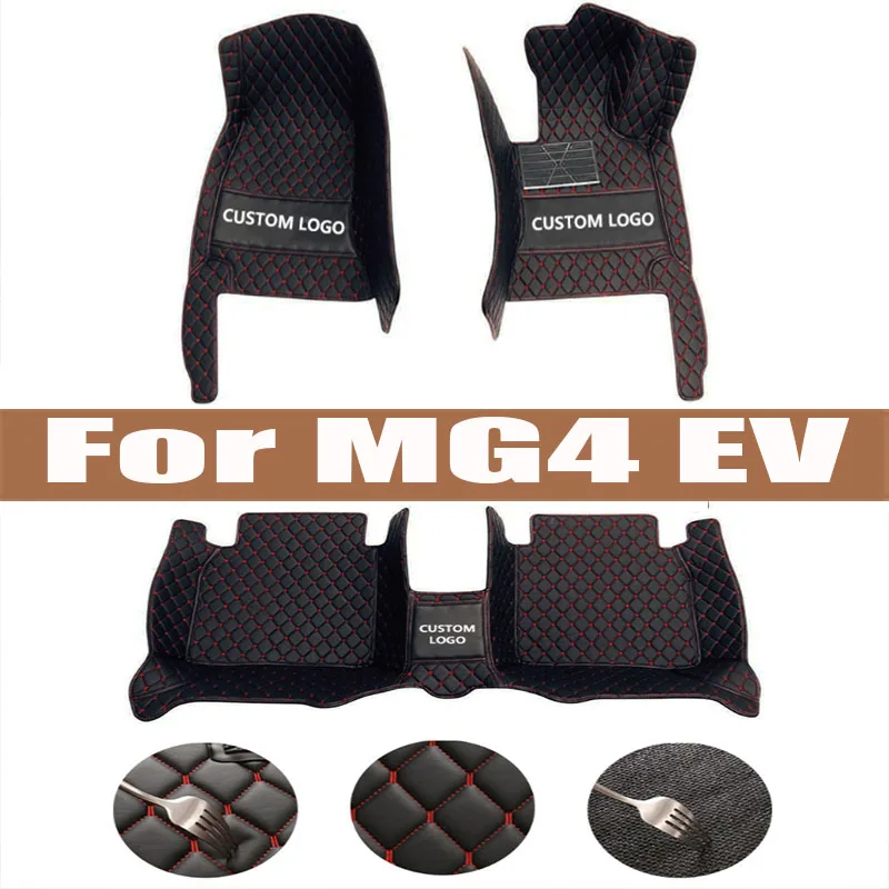 

For MG4 EV MG Mulan EH32 2022 2023 2024 Car Floor Mats Carpet Anti-dirt Pad Leather Mat Car Mats Luxury Car Accessories Interior