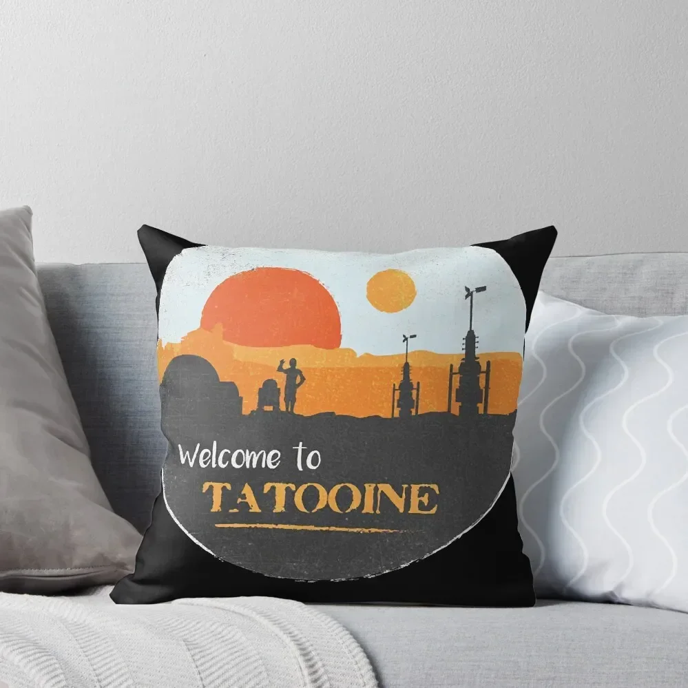 

Welcome to Tatooine Classic Throw Pillow pillows decor home christmas supplies Pillowcase Cushion pillow