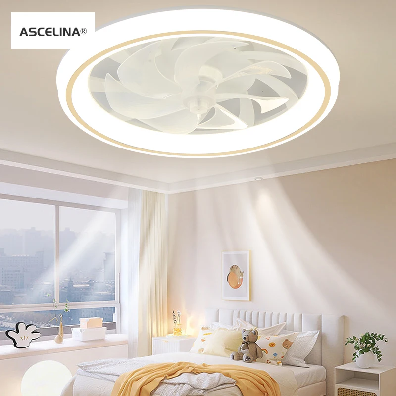 Ventilador de techo con Control remoto, luz creativa de estilo nórdico para dormitorio, restaurante y sala de estar, nuevo modelo