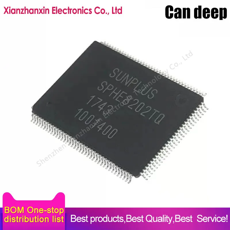 

1~5pcs/lot SPHE8202TQ SPHE8202 QFP-128 Car decoder chip brand