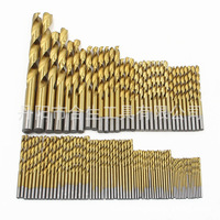 99pcs 1.5-10mm  Titanium Plated Twists Drill Woodworking Electric Drill Hole Opener set,HSS Twist Drill Bit For Stainless Steel