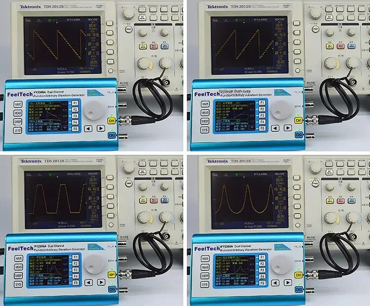 FeelTech FY2300H 25/30/40/50/60M Dual CH DDS Function Arbitrary Waveform Signal Generator/Source 250MSa/s Sweep/Frequency Meter