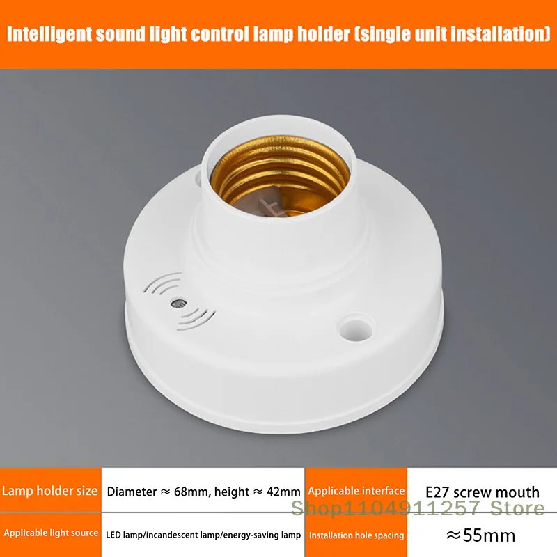 

E27 Screw Cap Socket White Ceiling Light Lamp Bulb Fixing Base Stand Light Bulb Holder Lamp Socket For Home 6a