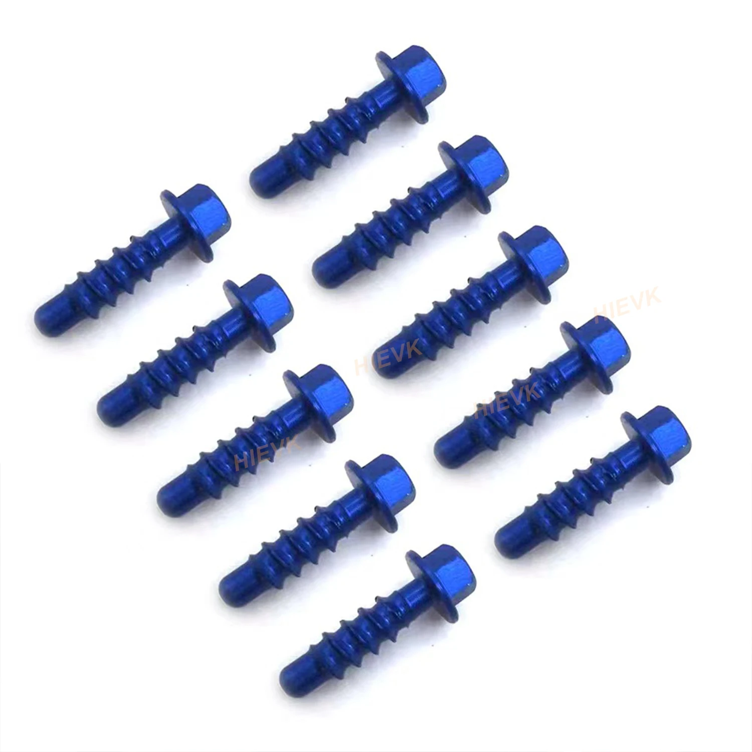 10Pcs CNC Aluminum Self Tapping Screw Bolts Kit For  KTM SX/SXF/XC/XCF/EXC/EXCF/XCW/TPI/SD/6D 125CC-530CC 2004-2022