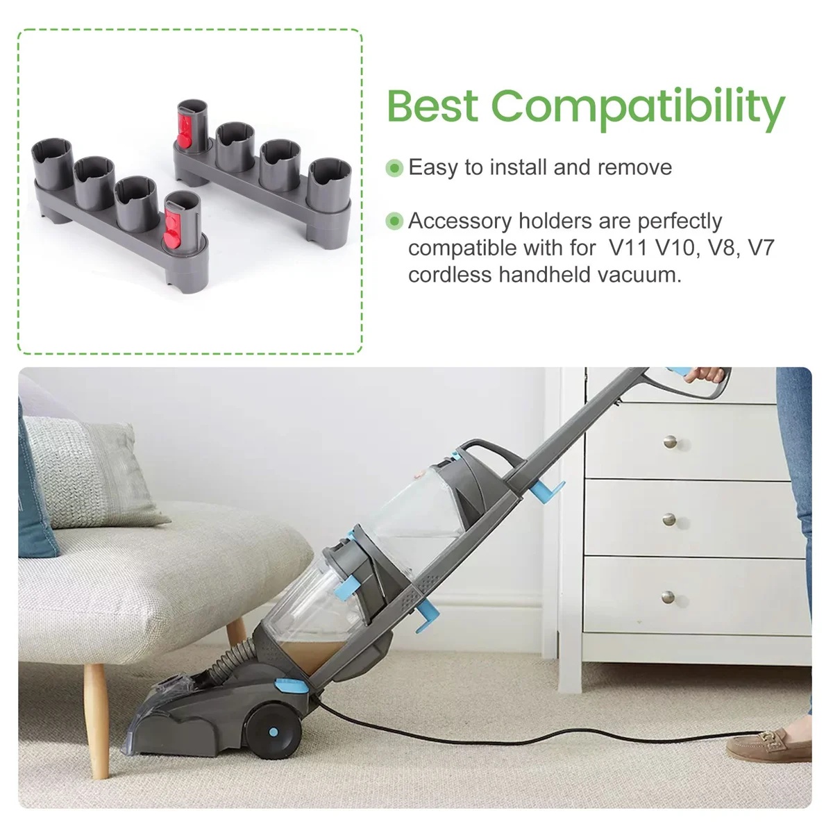 Accessories Bracket for Dyson V15 V11 V10 V8 V7 Vacuum Cleaner Holder Accessories Wall Mount