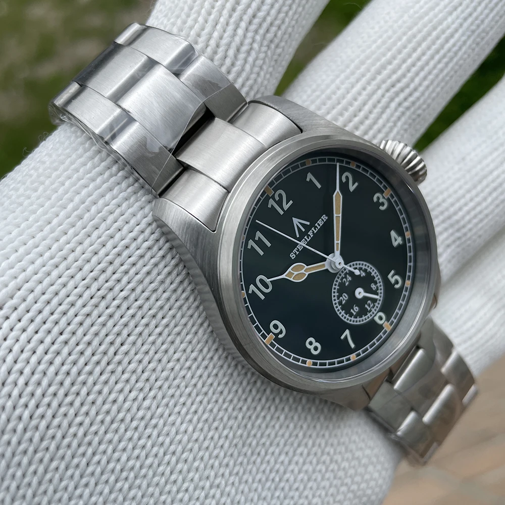 STEELFLIER Offizielle SF746 Luxus-Quarz-Armbanduhr Swiss Luminous VH60 Mute-Uhrwerk 20Bar wasserdichte Multi-Zeitzonen-Uhren – Detail 17