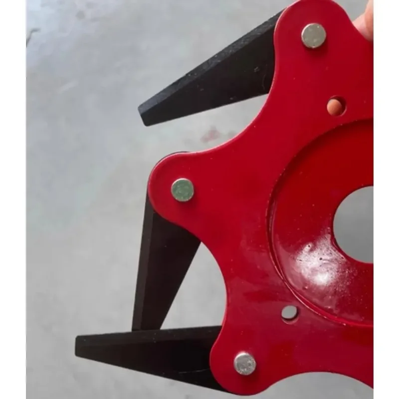 New Lawn Mower Blade 6-Leaf Cutter Head, Manganese Steel Weed Trimmer Replacement Rotating Cutting Disc