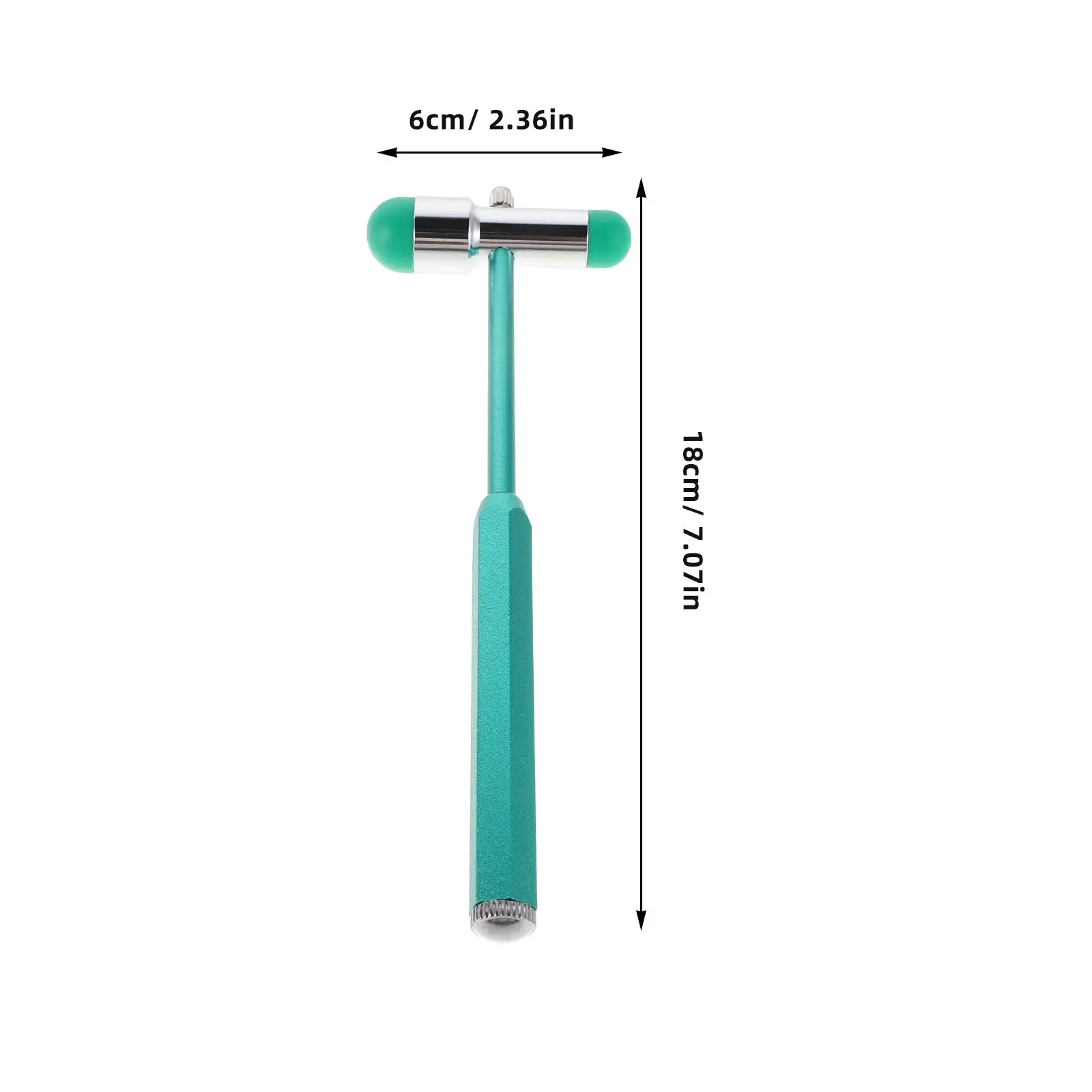 Multifunctional Neurological Hammer Instrument Ergonomic Reflex Testing Tool for Clinical Use Doctors Therapists Deluxe