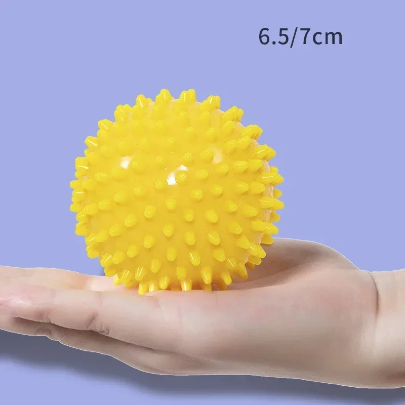 Mini 7cm PVC Massage Balls Roller Yoga Fitness Product Muscle Relax Fascia Trigger Point Hand Foot Spine Acupressure Therapy