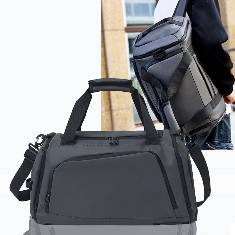 

Short Trip Bags Dry Wet Separation Travel Backpack Business Outing Handbag with Shoes Pocket Large Capacity Yoga Fitness Packs