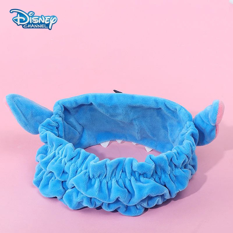 Disney Stitch Hair Bands Cartoon Figure Stitch Soft Plush Headband Kawaii Elastic Headwear Women Gilr Party DIY Decorations Gift