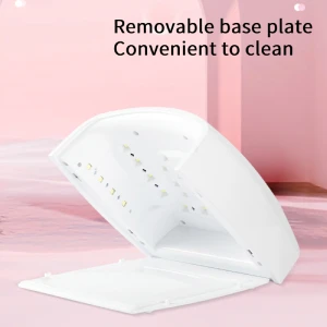 UV Led Light เครื่องเป่าเล็บเจลแบบชาร์จไฟได้ UV Led Nail Lamp Professional ชาร์จใหม่ได้