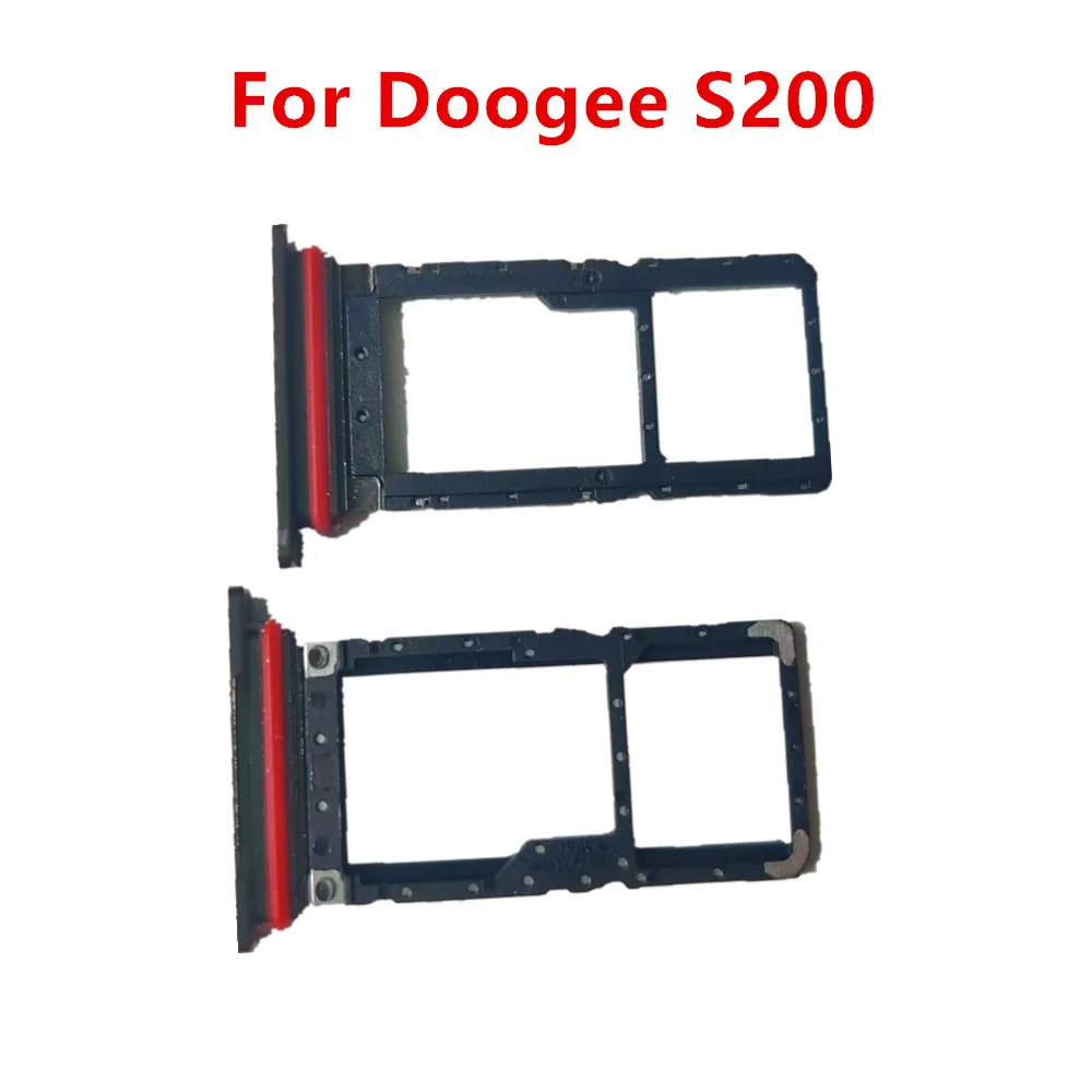 New Original For DOOGEE S200 Cell Phone SIM TF Card Holder Tray Slot Replacement Part