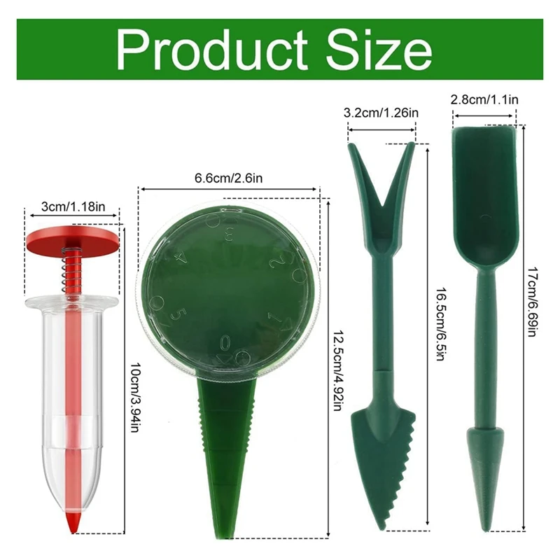 6Pcs Mini Sowing Seed Dispenser, Seed Planter Tool,Handheld Seed Planter,Seed Sower Tool,Hand Seed Spreader,Garden Seed, Durable