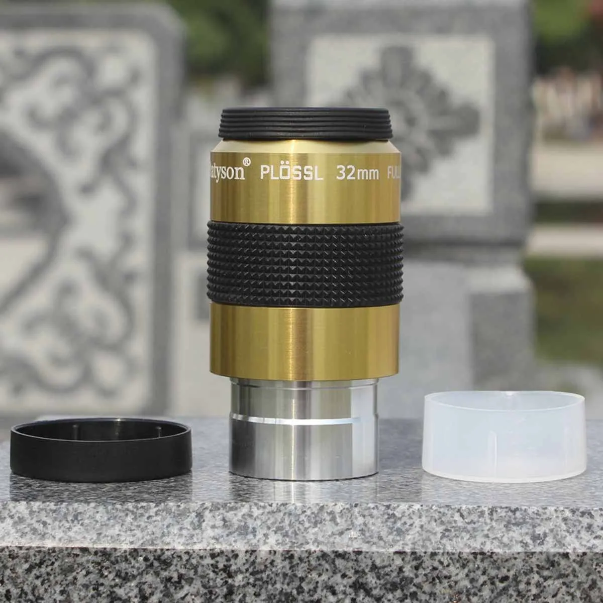 1.25inch PL32mm eyepiece astronomical telescope accessories 50° Wide Field Lens Ultra-Bright FMC Green Optics