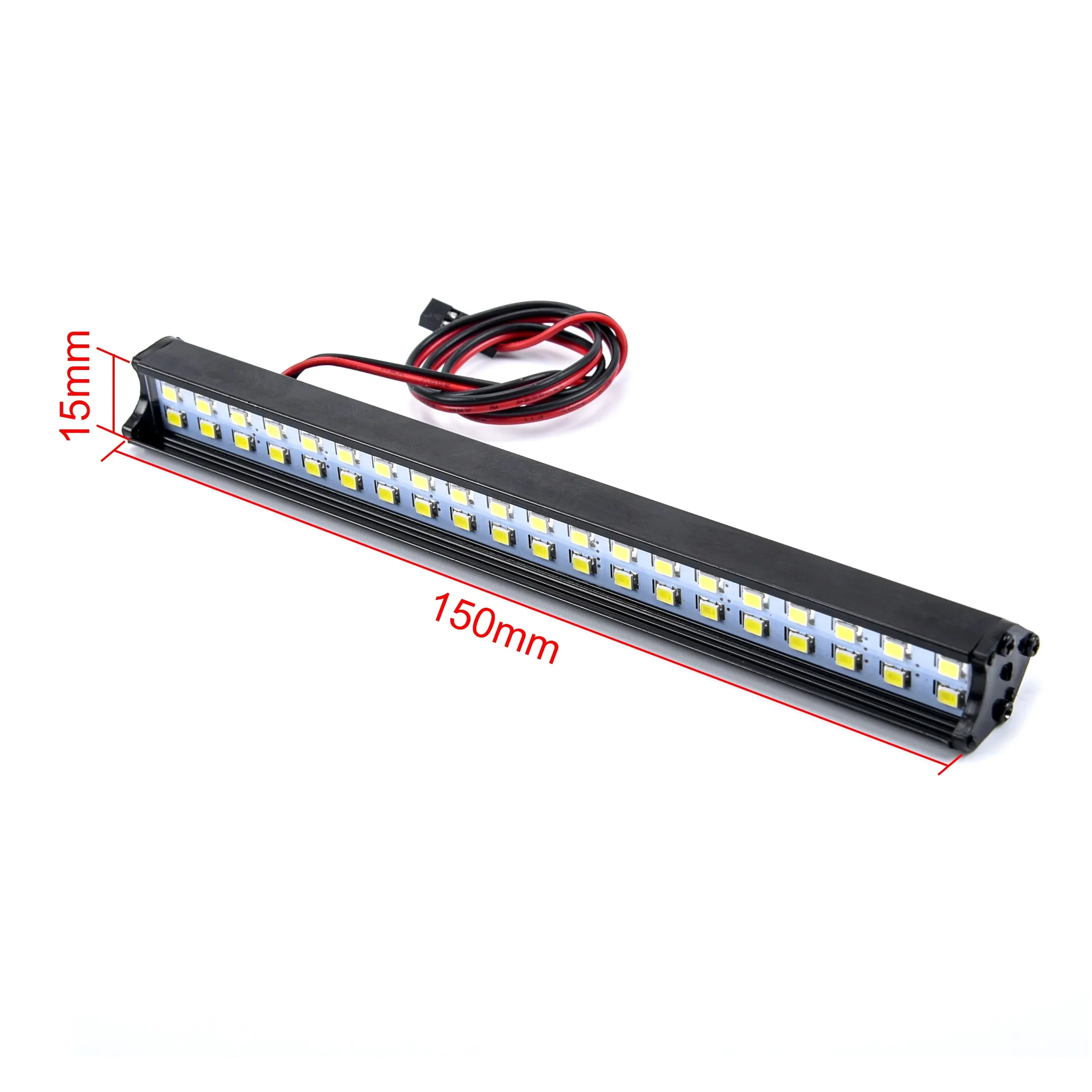 Barra de luz LED para coche teledirigido, 50mm, 83mm, lámpara LED brillante resistente al agua para 1:10 Traxxas TRX4 Axial SCX10 90046, piezas de mejora, accesorios geniales